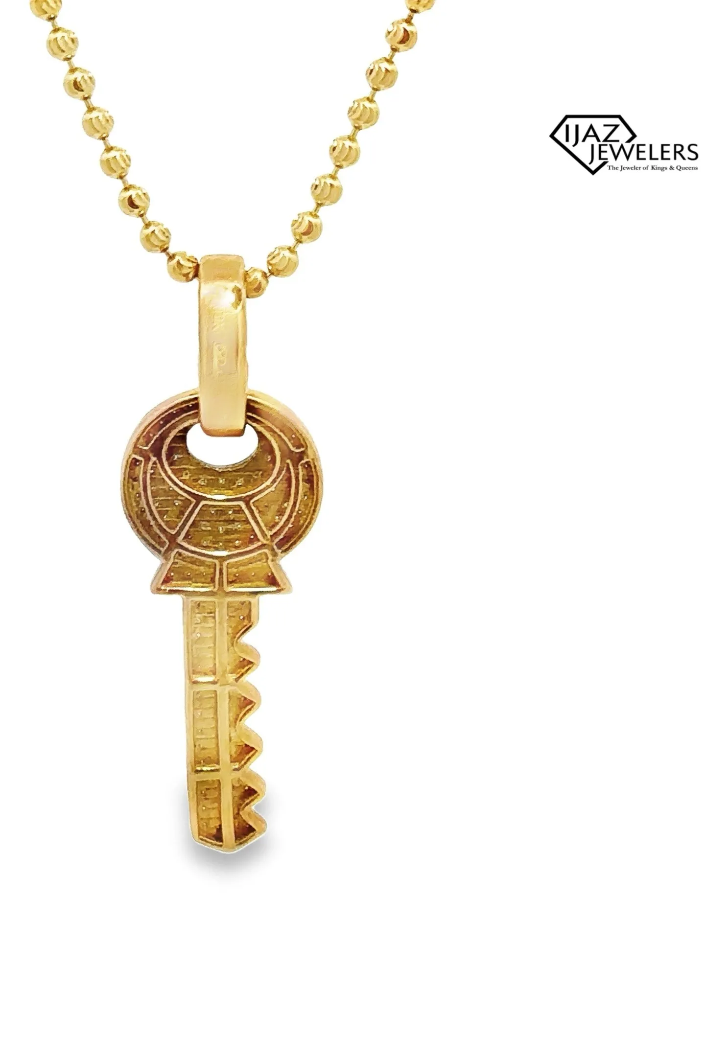 10K Gold 0.40 CTW Diamond Key Charm