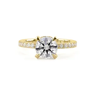 3.81 ct tw Round Brilliant Lab Grown Diamond Ring