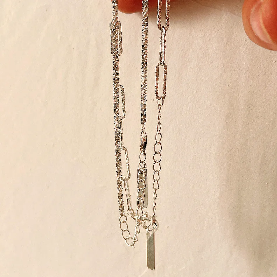 925 Sterling Silver Women Rustic Silver Electroplating Bracelets
