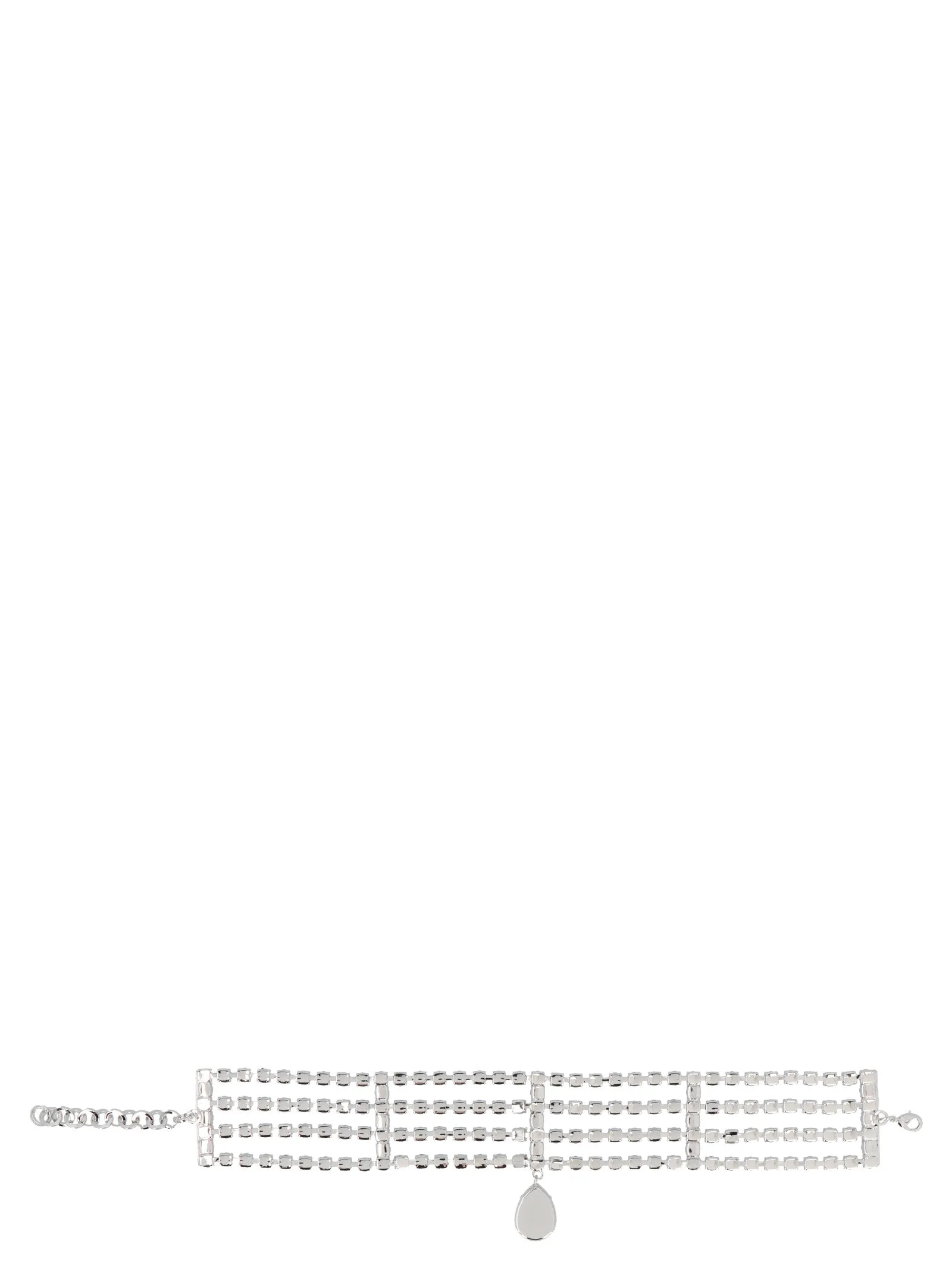 Alessandra Rich Crystal Embellished Choker