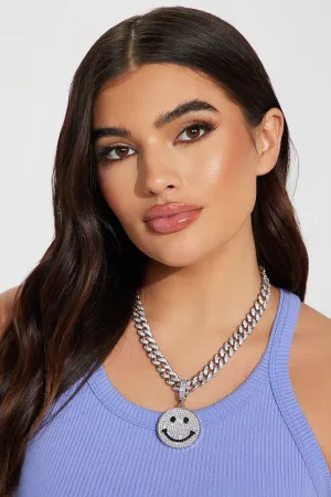 Always Smiling Necklace - Silver