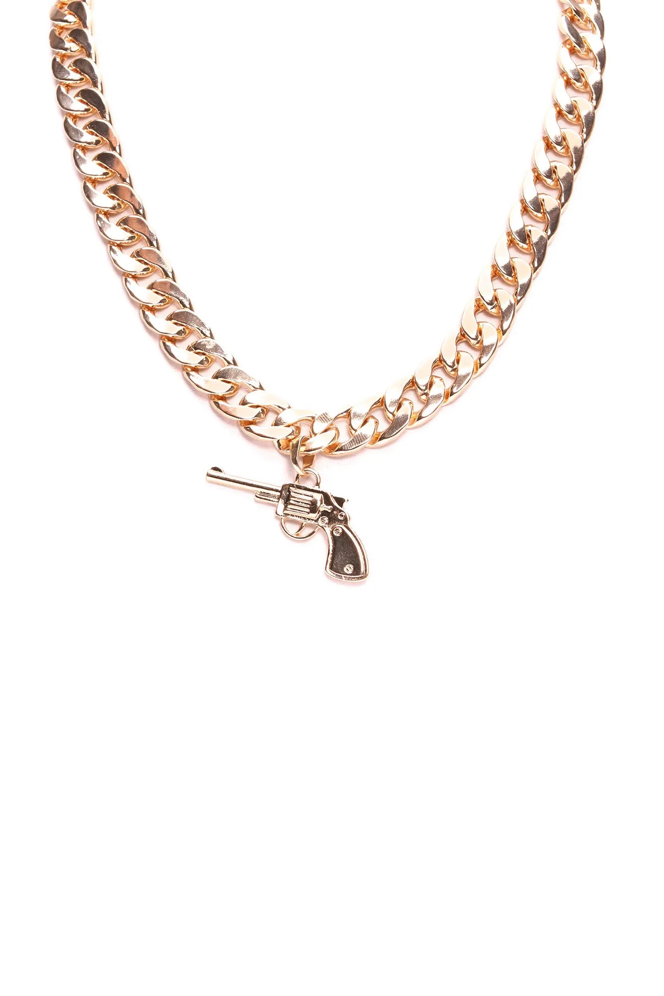 Automatic Chunky Chain Necklace - Gold