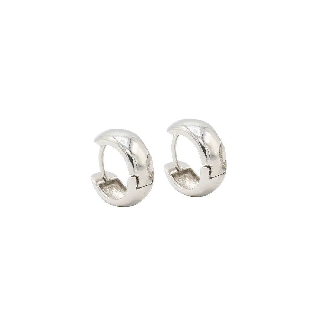 Bold Huggies - Sterling Silver