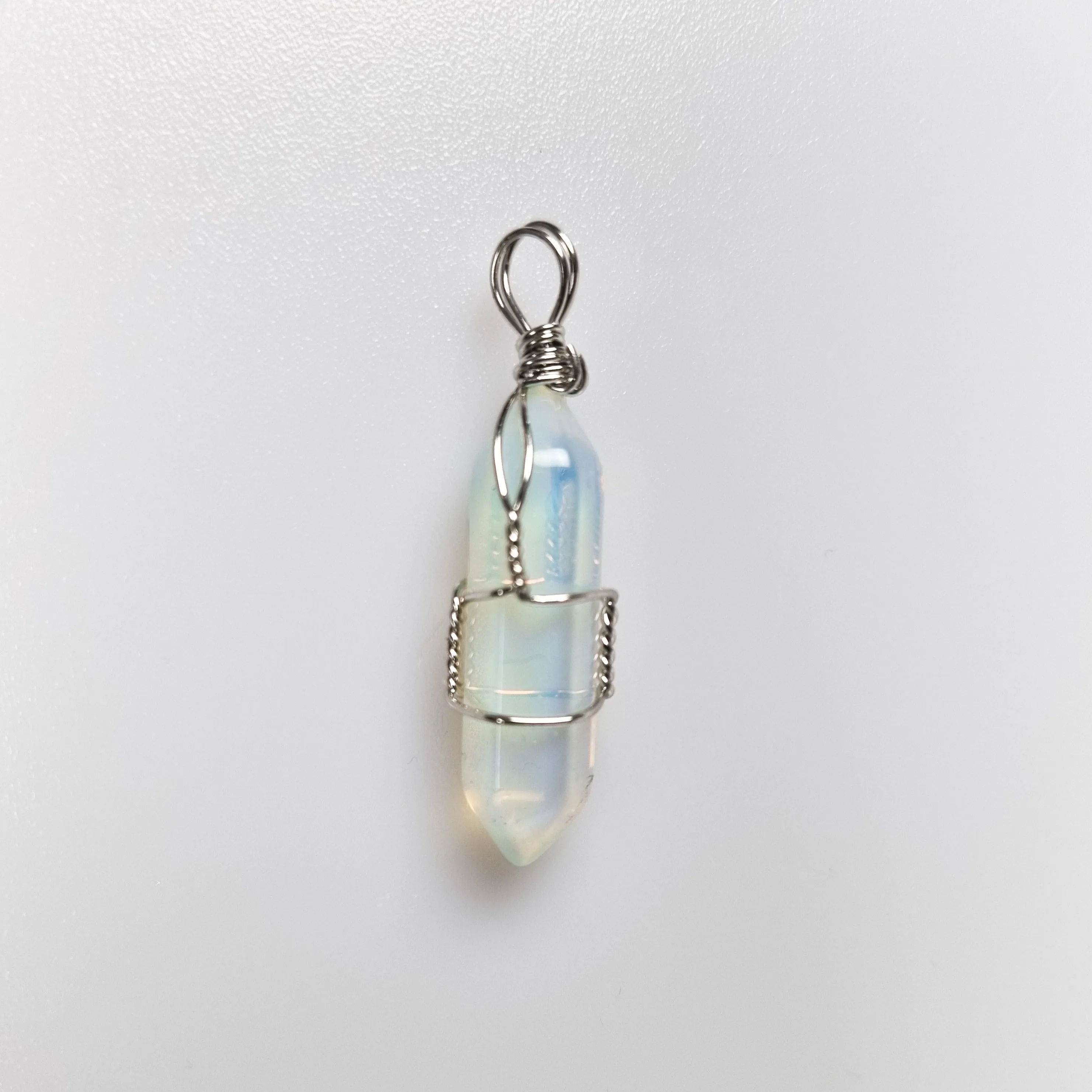Caged Kyber Crystal Pendants