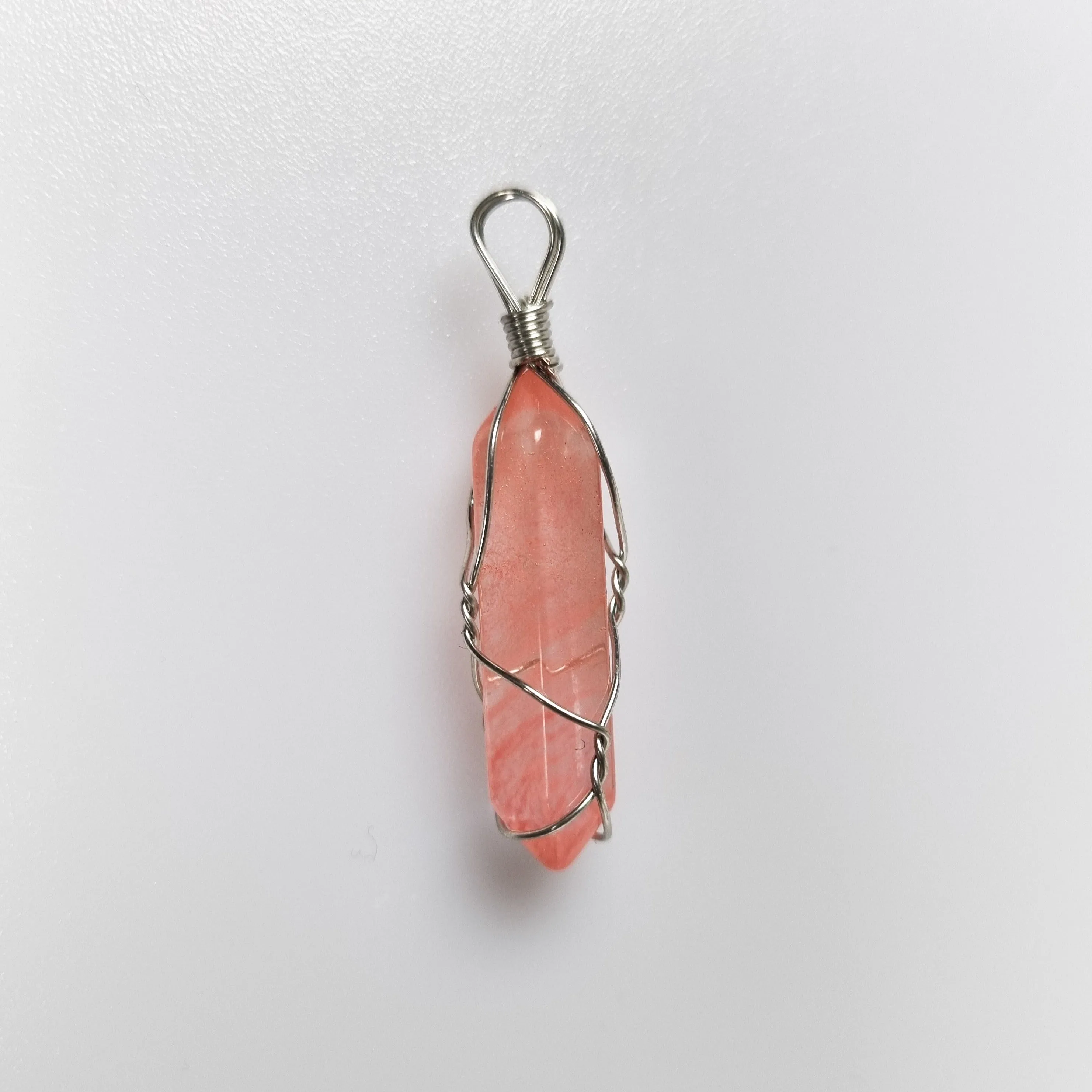 Caged Kyber Crystal Pendants