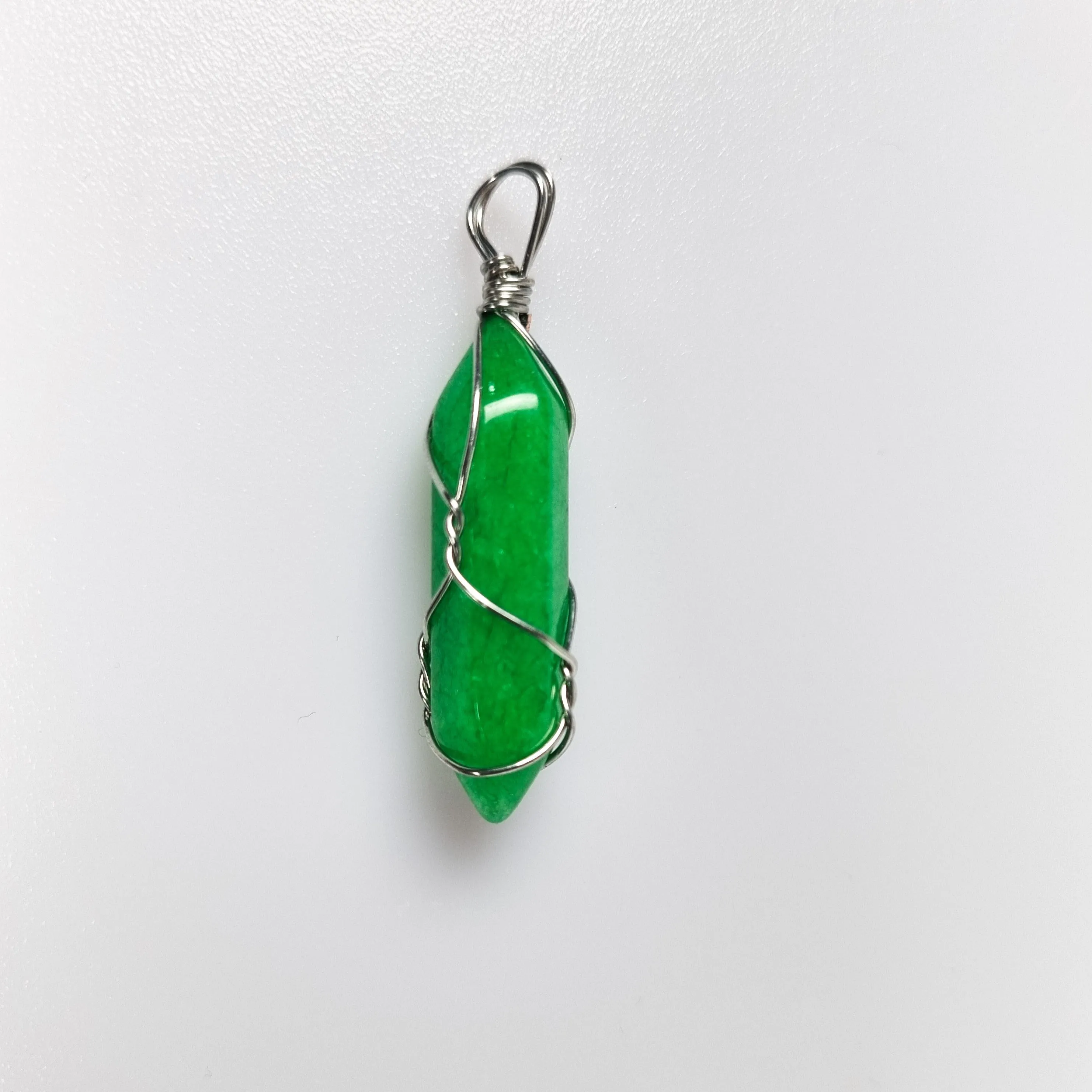 Caged Kyber Crystal Pendants