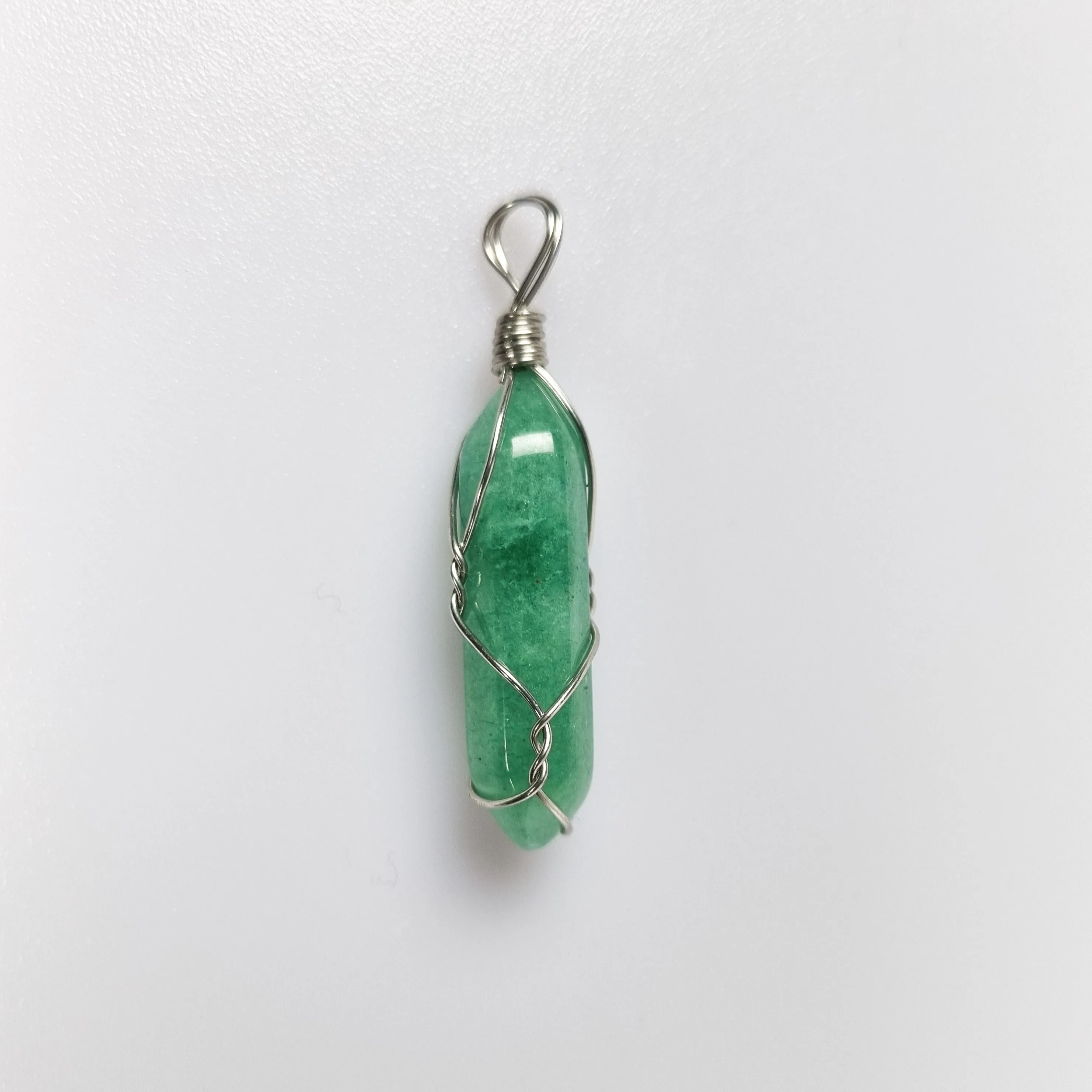 Caged Kyber Crystal Pendants