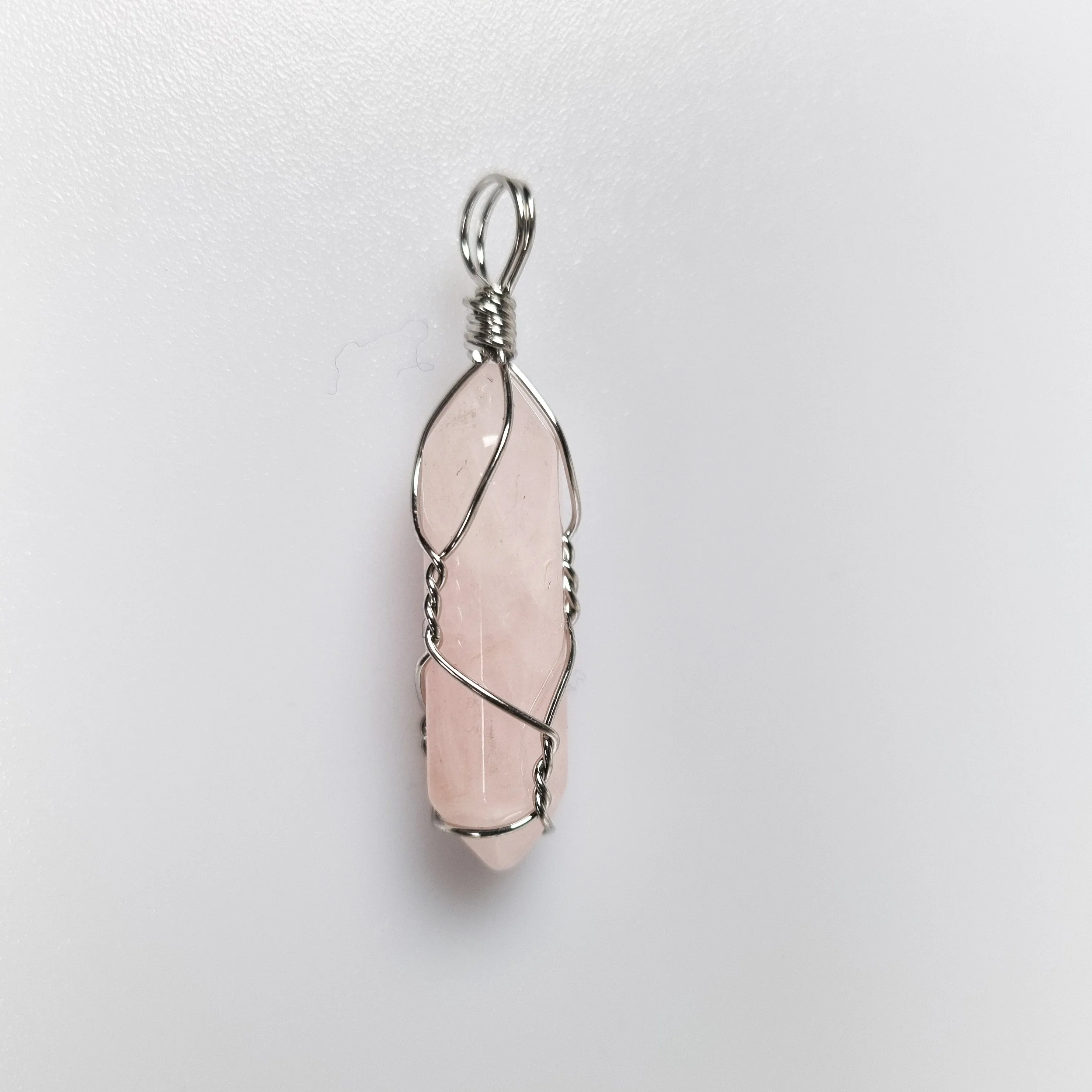 Caged Kyber Crystal Pendants