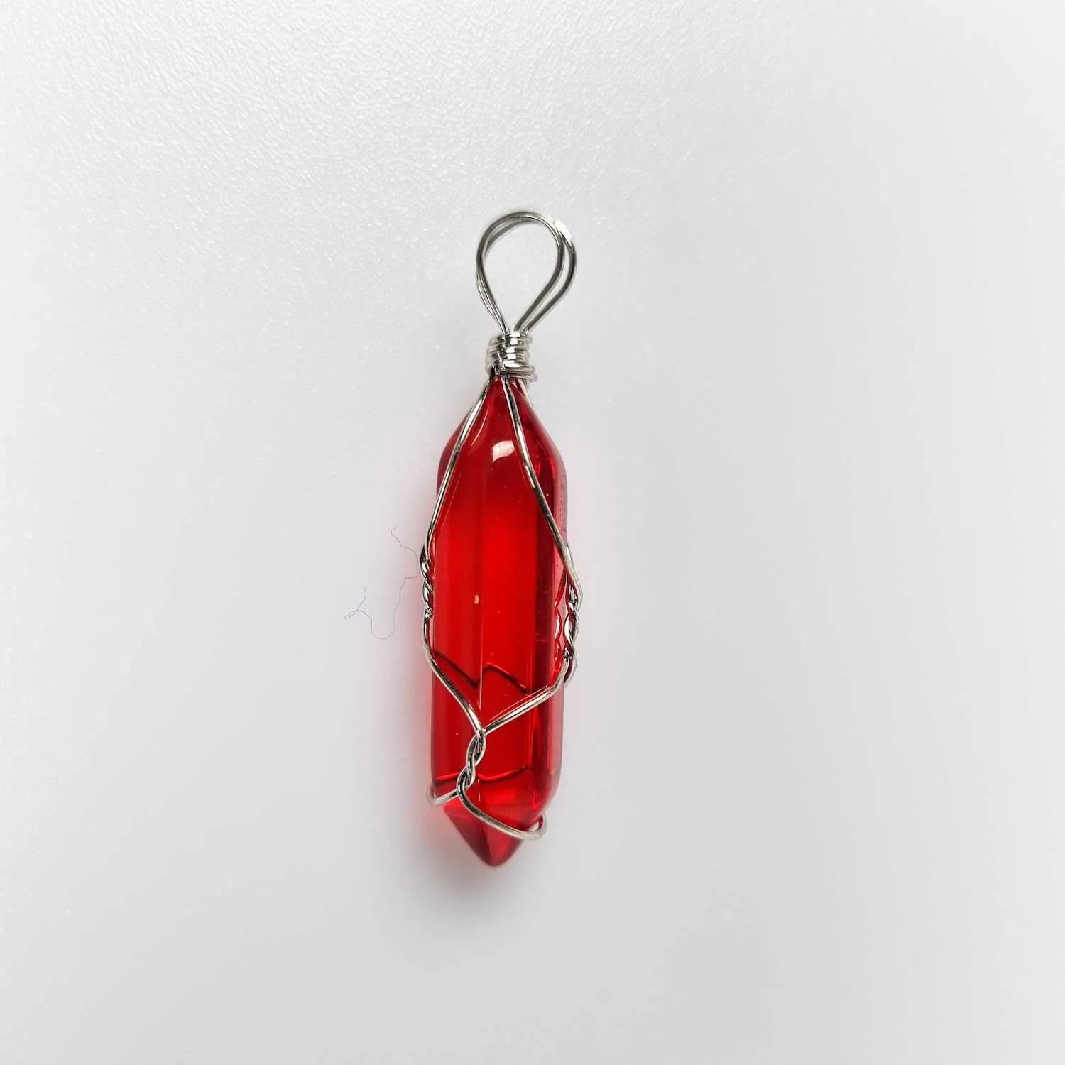 Caged Kyber Crystal Pendants