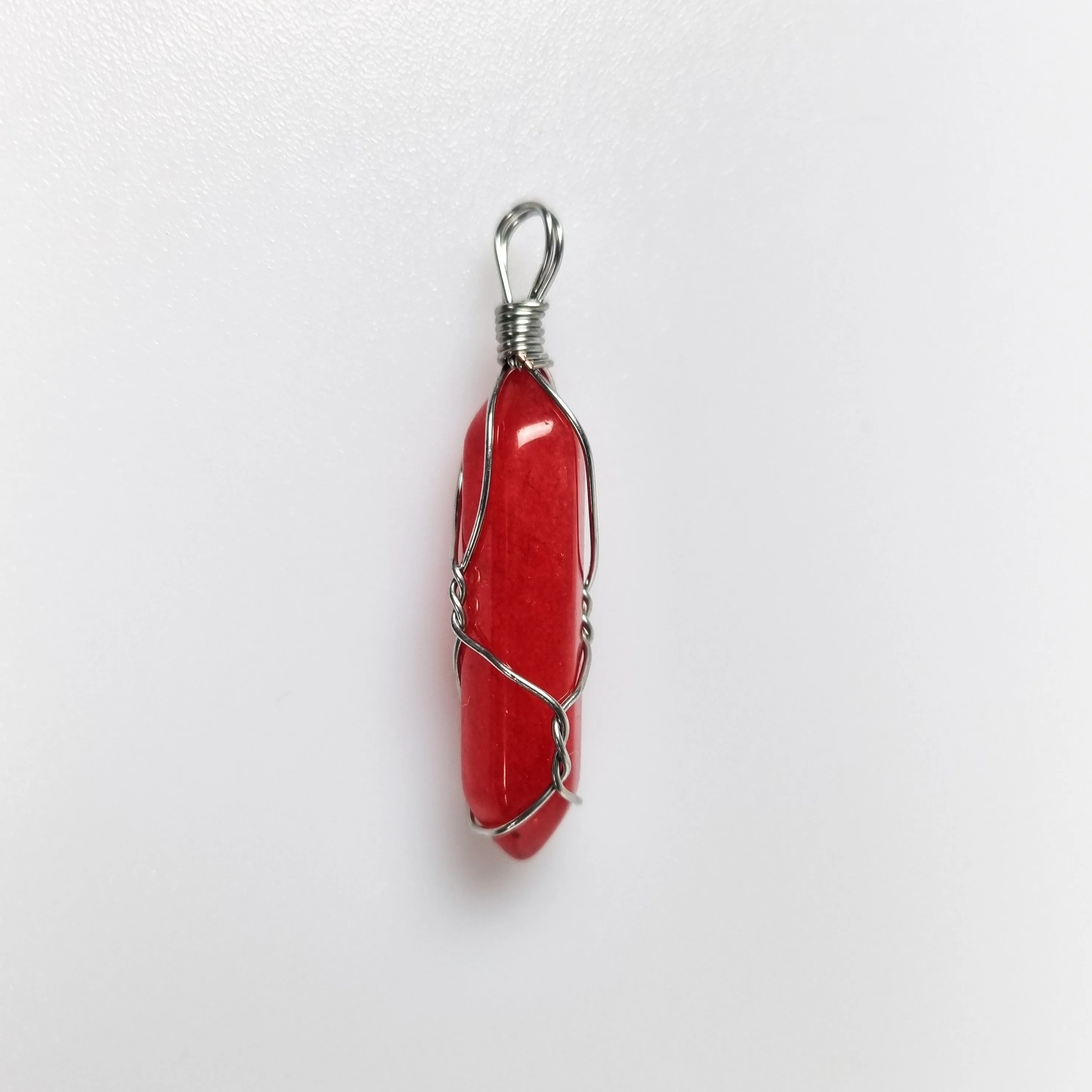 Caged Kyber Crystal Pendants