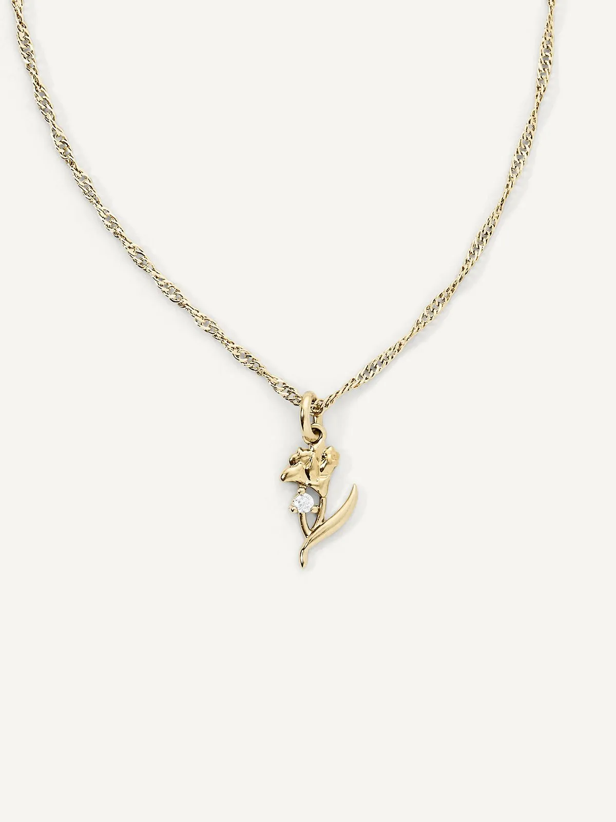Carnation Pendant - January