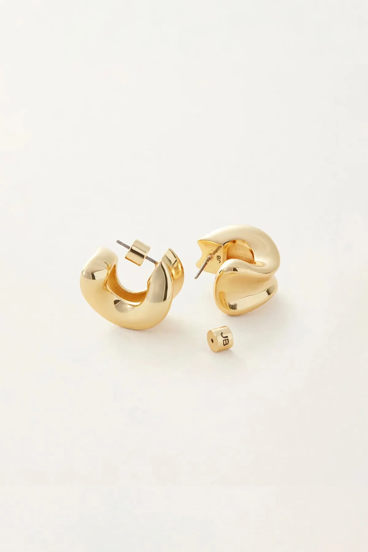 Chunky Dune Hoops, Gold
