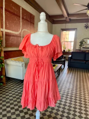 Coral Mini Dress