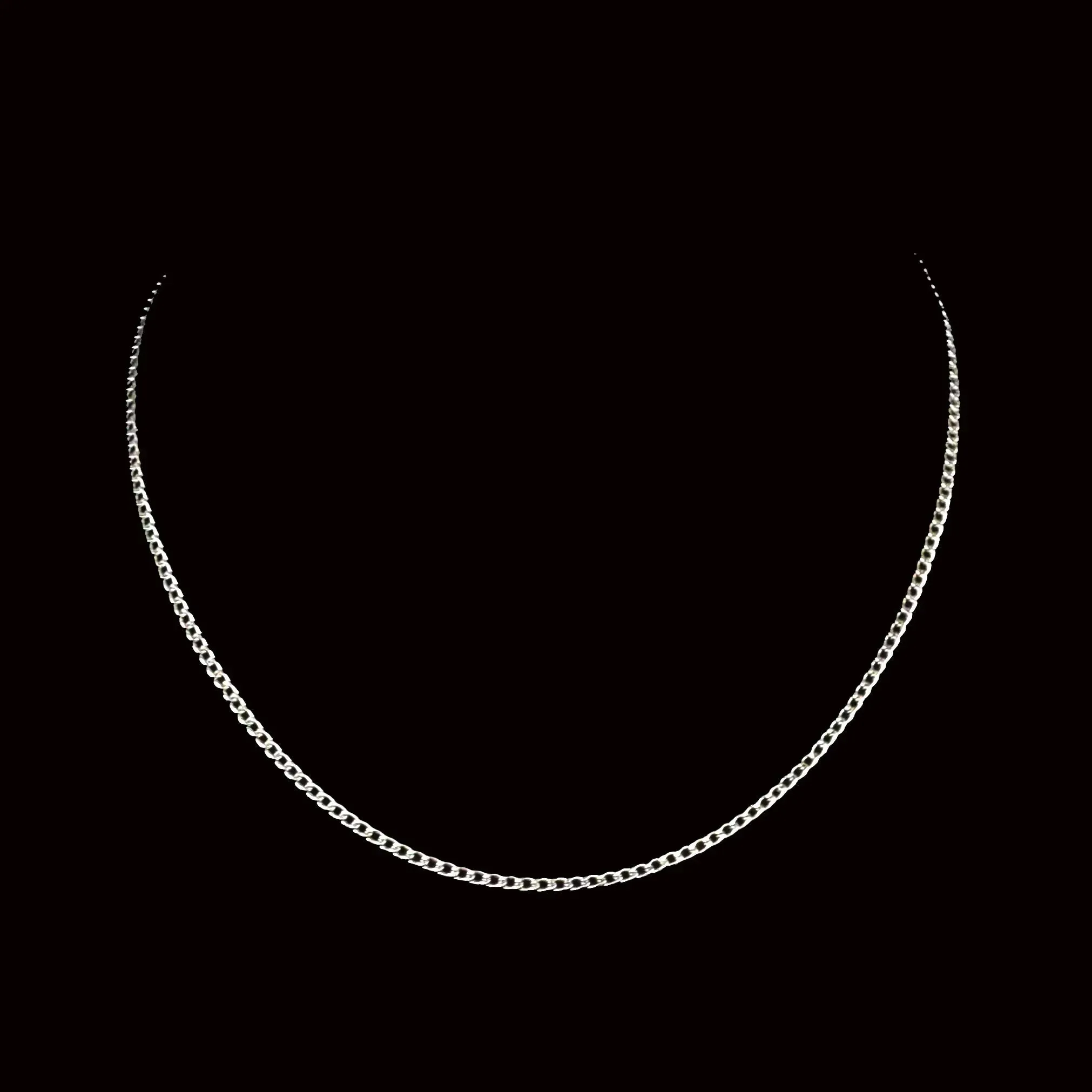 Flemyng Stainless Steel Curb Chain Necklace