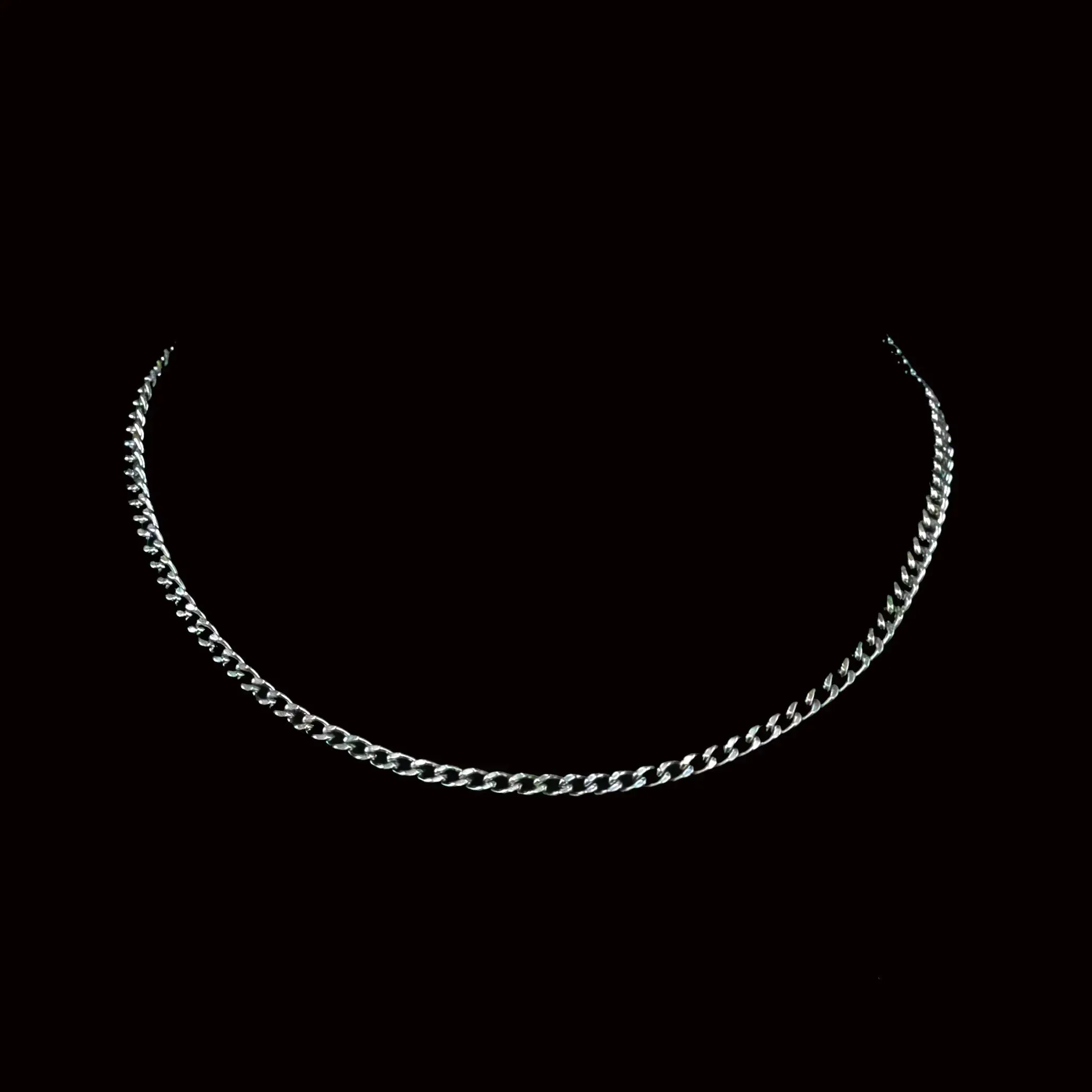 Flemyng Stainless Steel Curb Chain Necklace