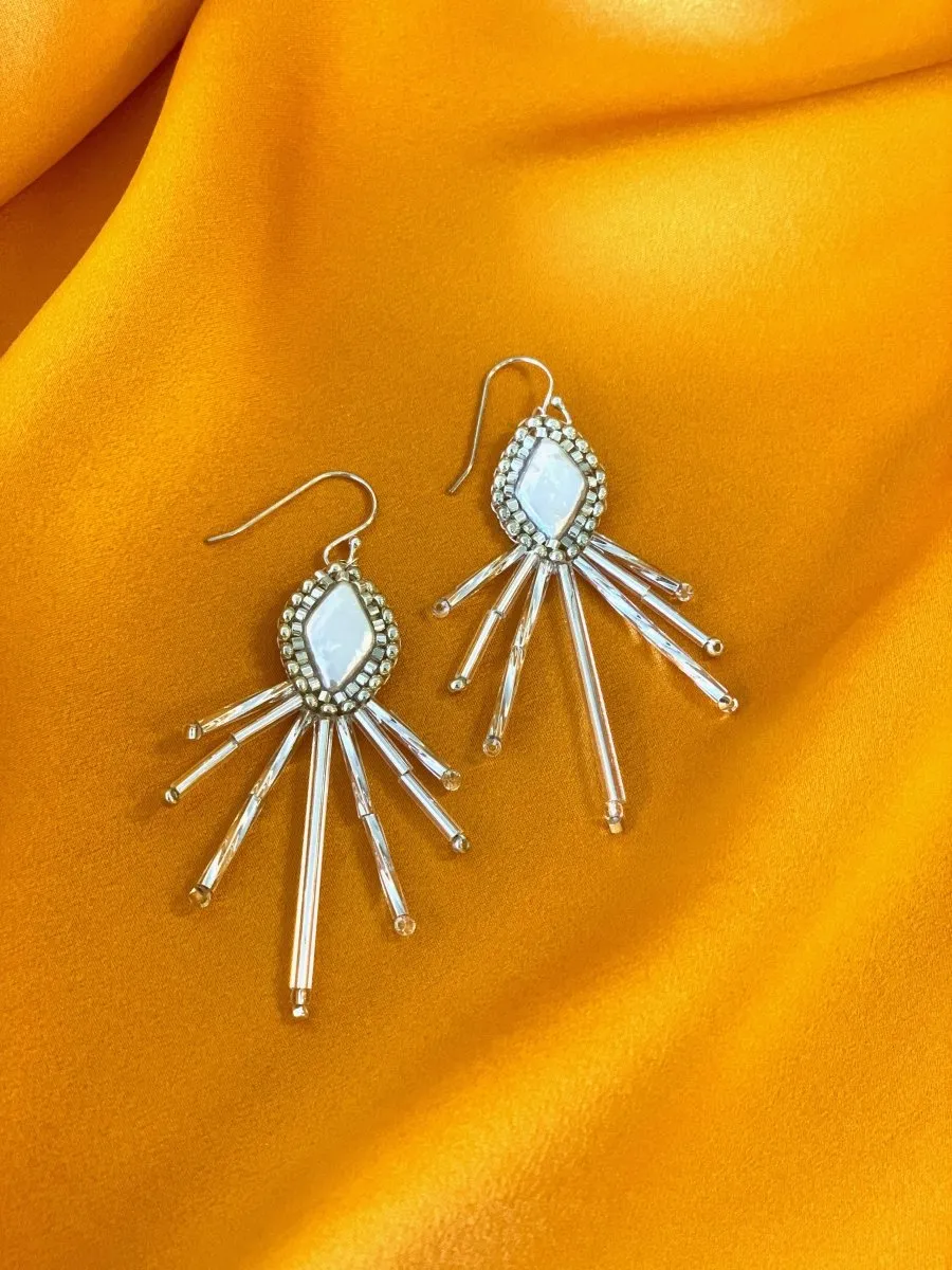 Frnge Stream Earrings (Silver or Gold)