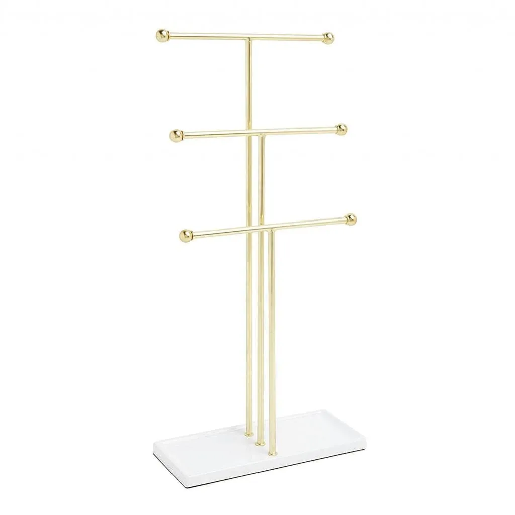 Jewelery stand "TRIGEM" for necklaces - jewelery tree with storage space