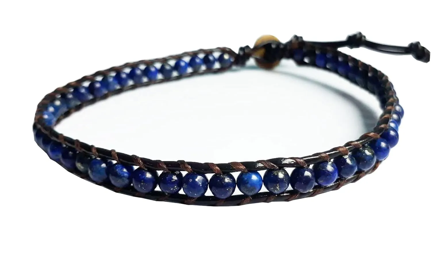 Lapis stone anklets leather anklets men anklets women anklets gift anklets boy anklets girl anklets fashion anklets gemstone anklets