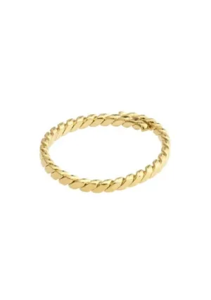 Lulu Recycled Rope Stack Ring | Gold