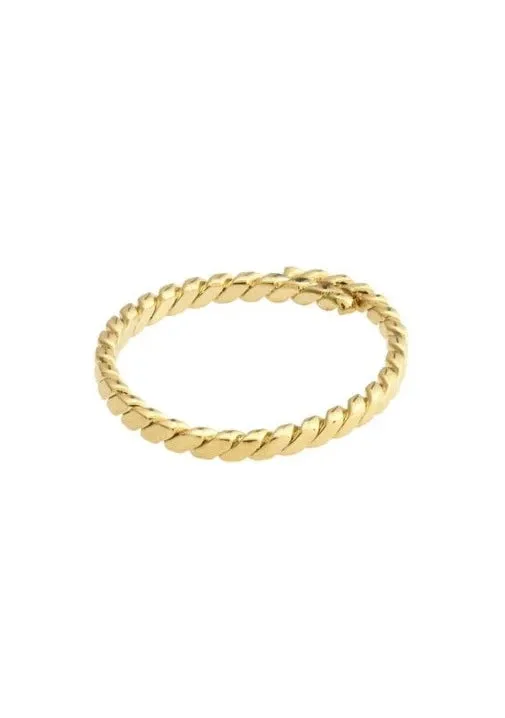 Lulu Recycled Rope Stack Ring | Gold