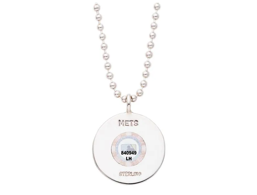Mets Baseball Necklace