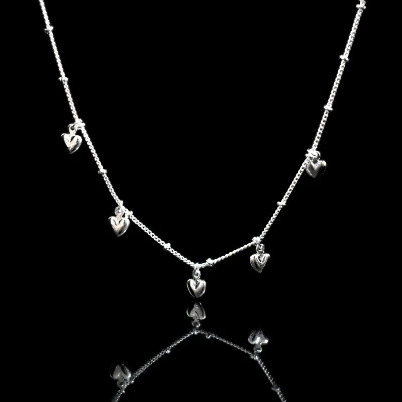 Minimalist Heart-Shaped Anklet