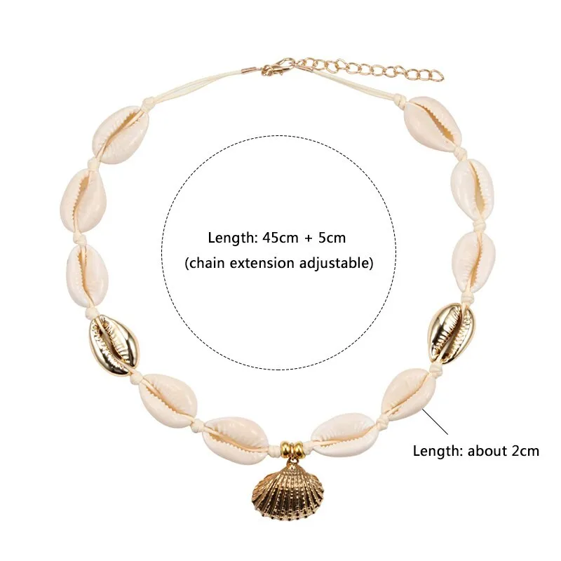Necklace Natural Shell | Jewelry Necklace Shell | Collar Necklace