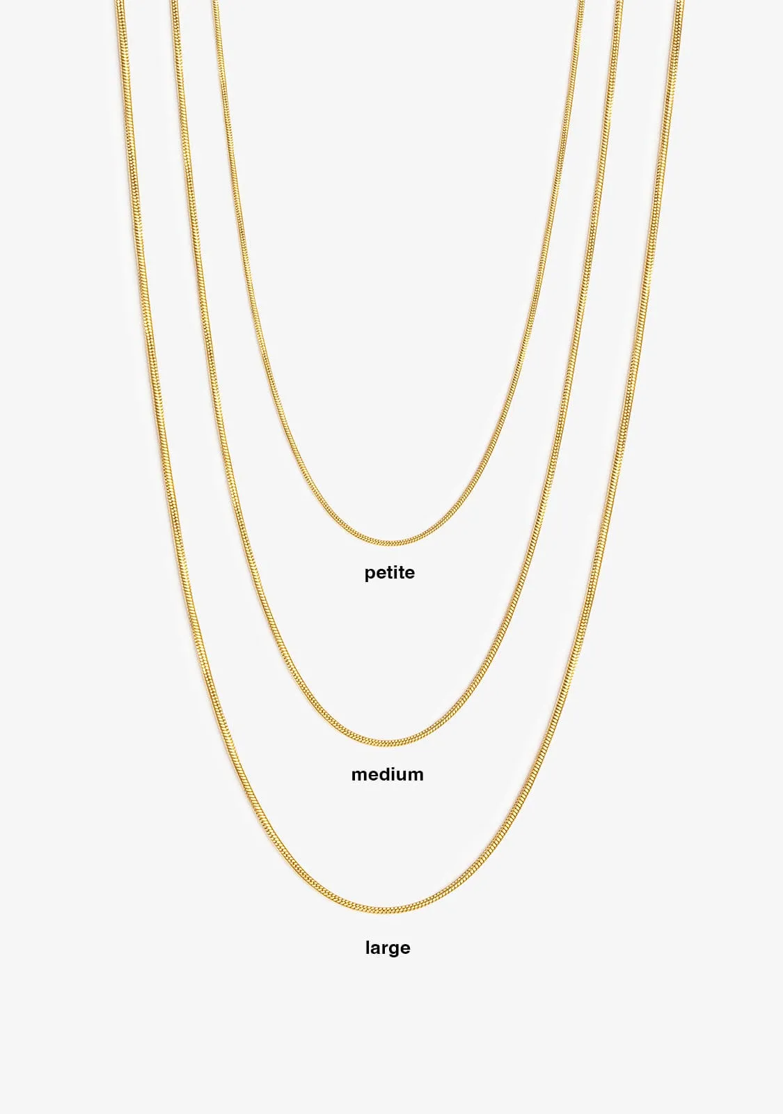 Necklace Omega Medium Gold