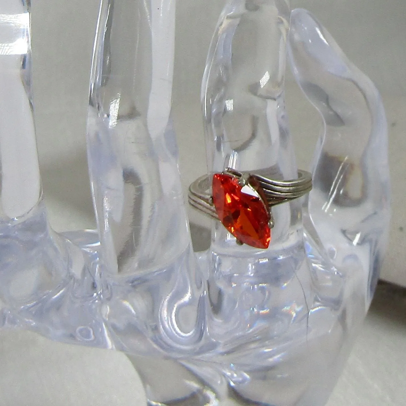 Padparascha Fashion Ring Size 7