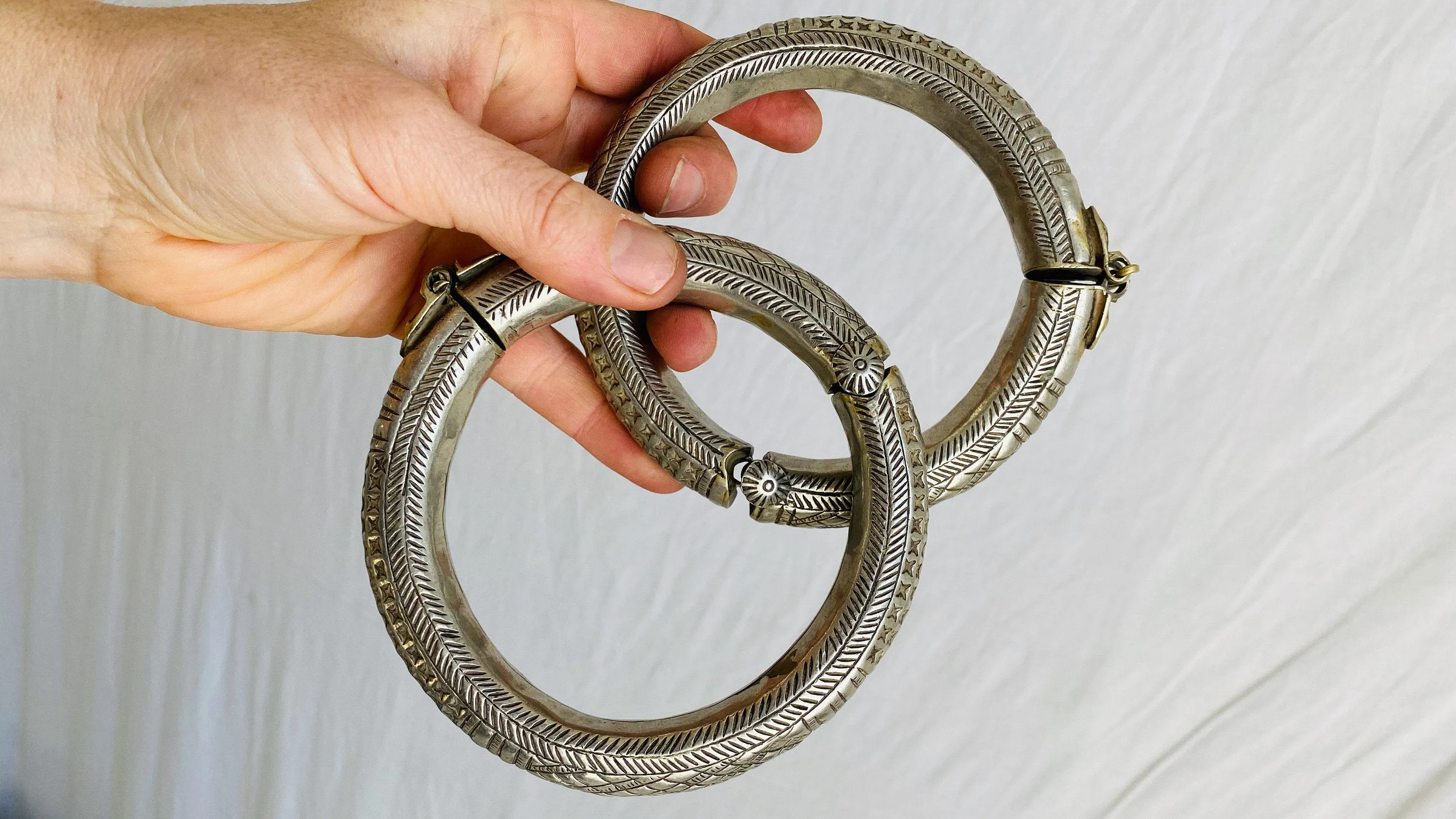 Pair of Kuchi Arm Bracelets. Anklets. Beautiful Boho.