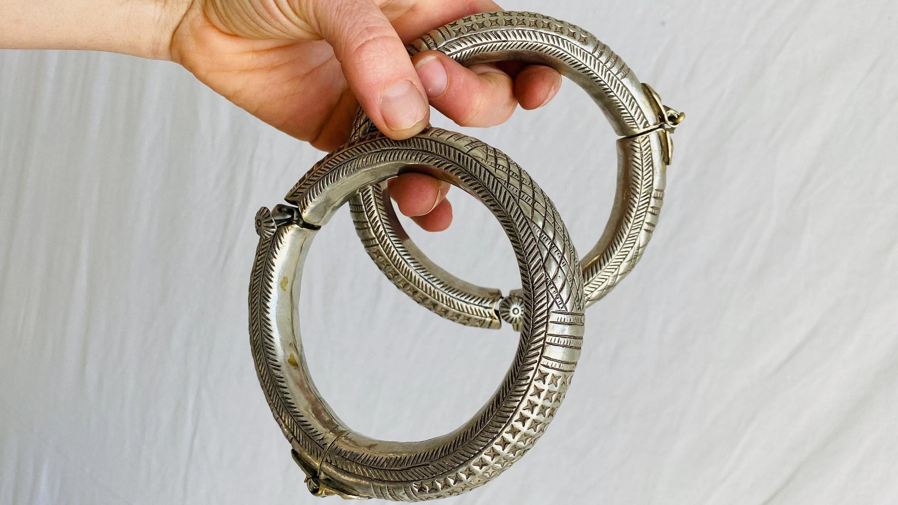 Pair of Kuchi Arm Bracelets. Anklets. Beautiful Boho.