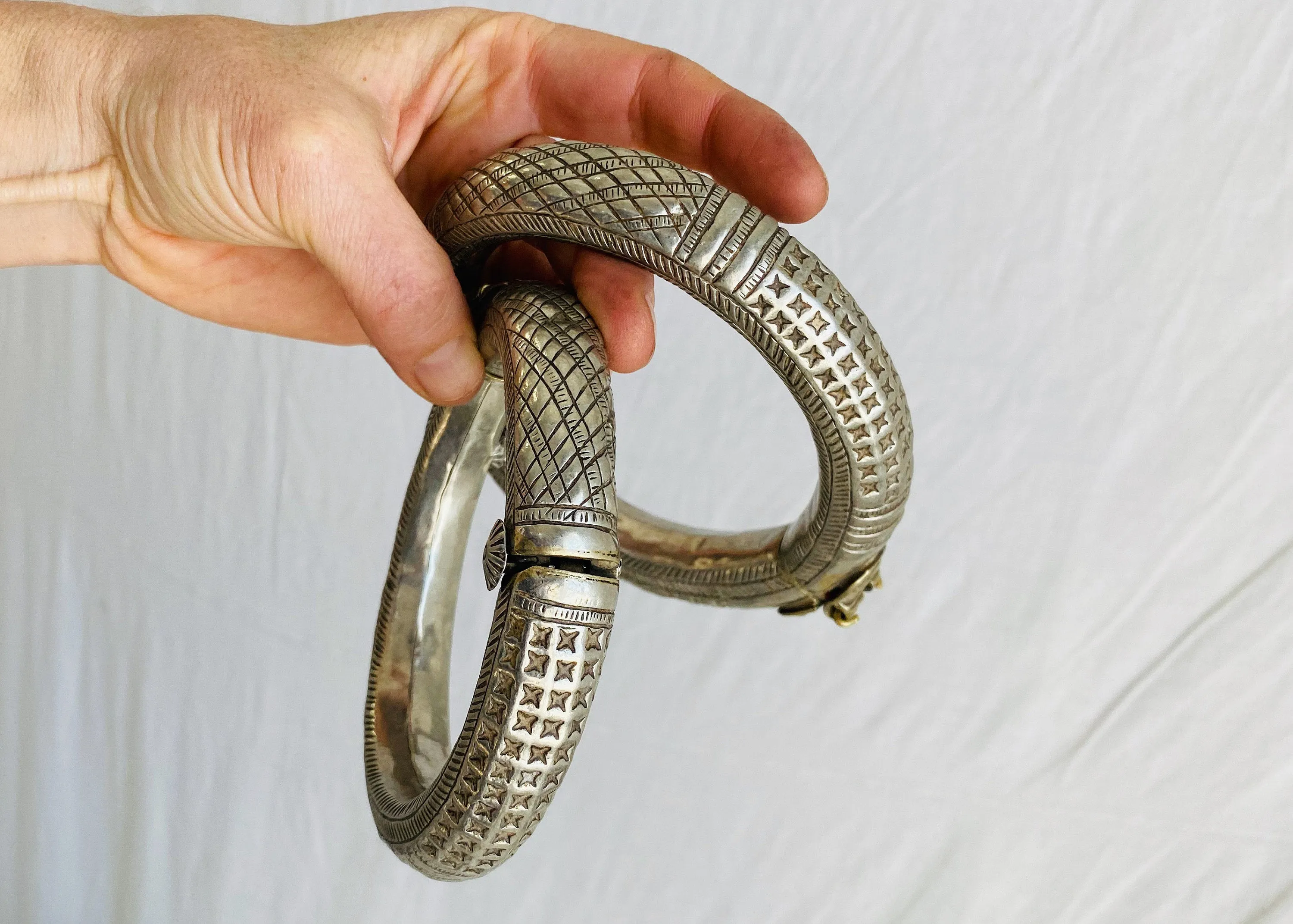 Pair of Kuchi Arm Bracelets. Anklets. Beautiful Boho.