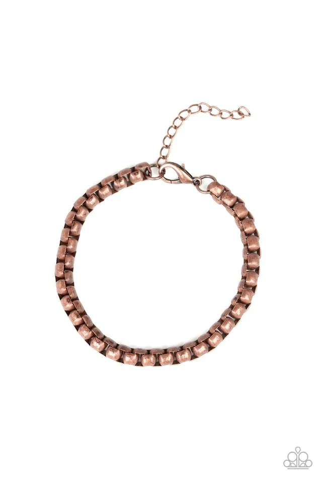 Paparazzi Bracelet ~ Alley Oop - Copper