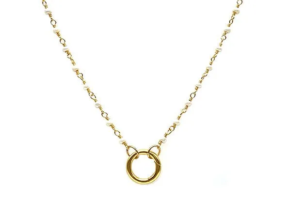 Pearl Bead Rosary Chain