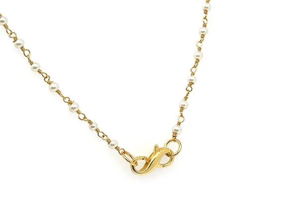 Pearl Bead Rosary Chain