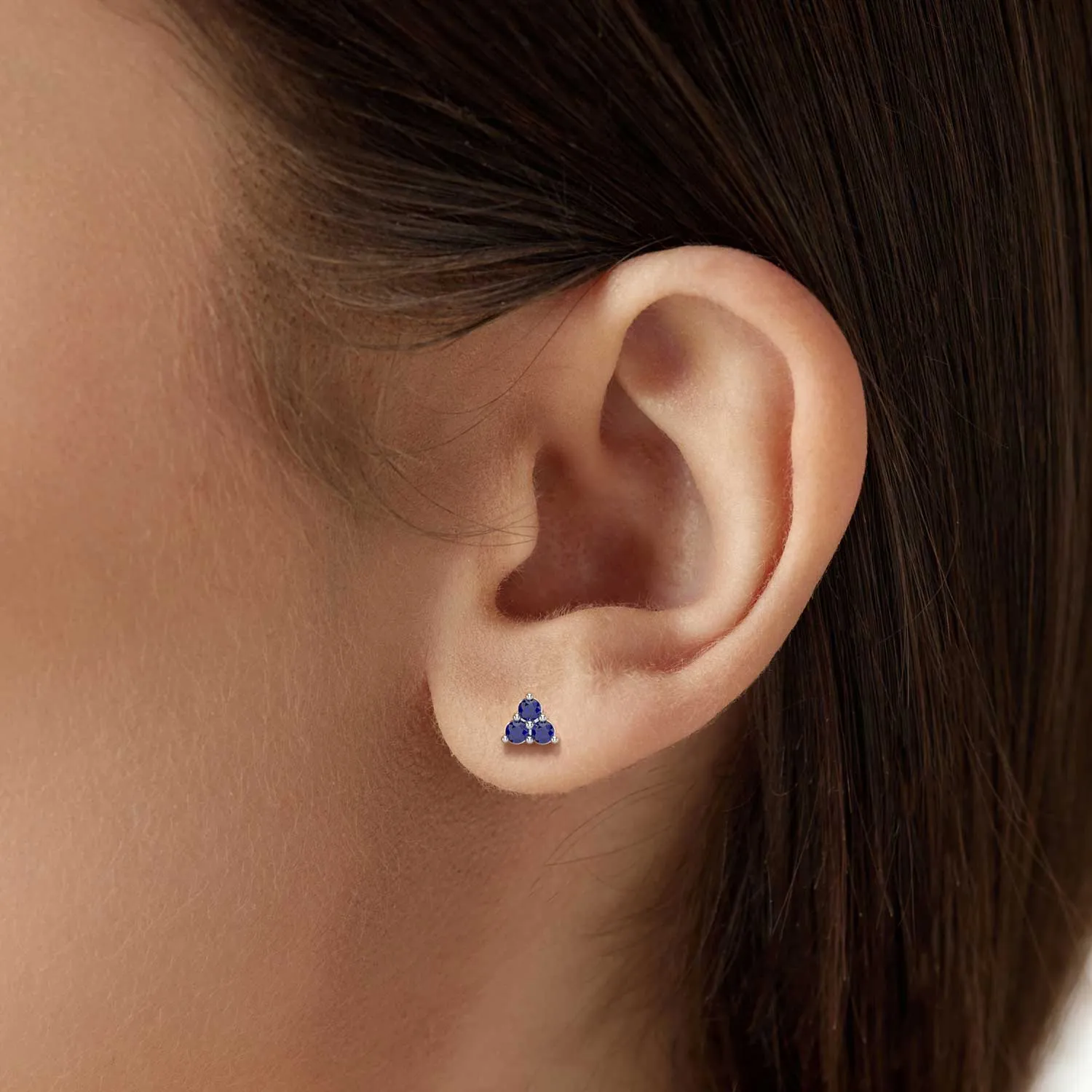 Petite Trio Sapphire Earrings - Irosk Australia®