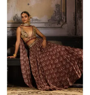 Ruby Embers Lehenga Set