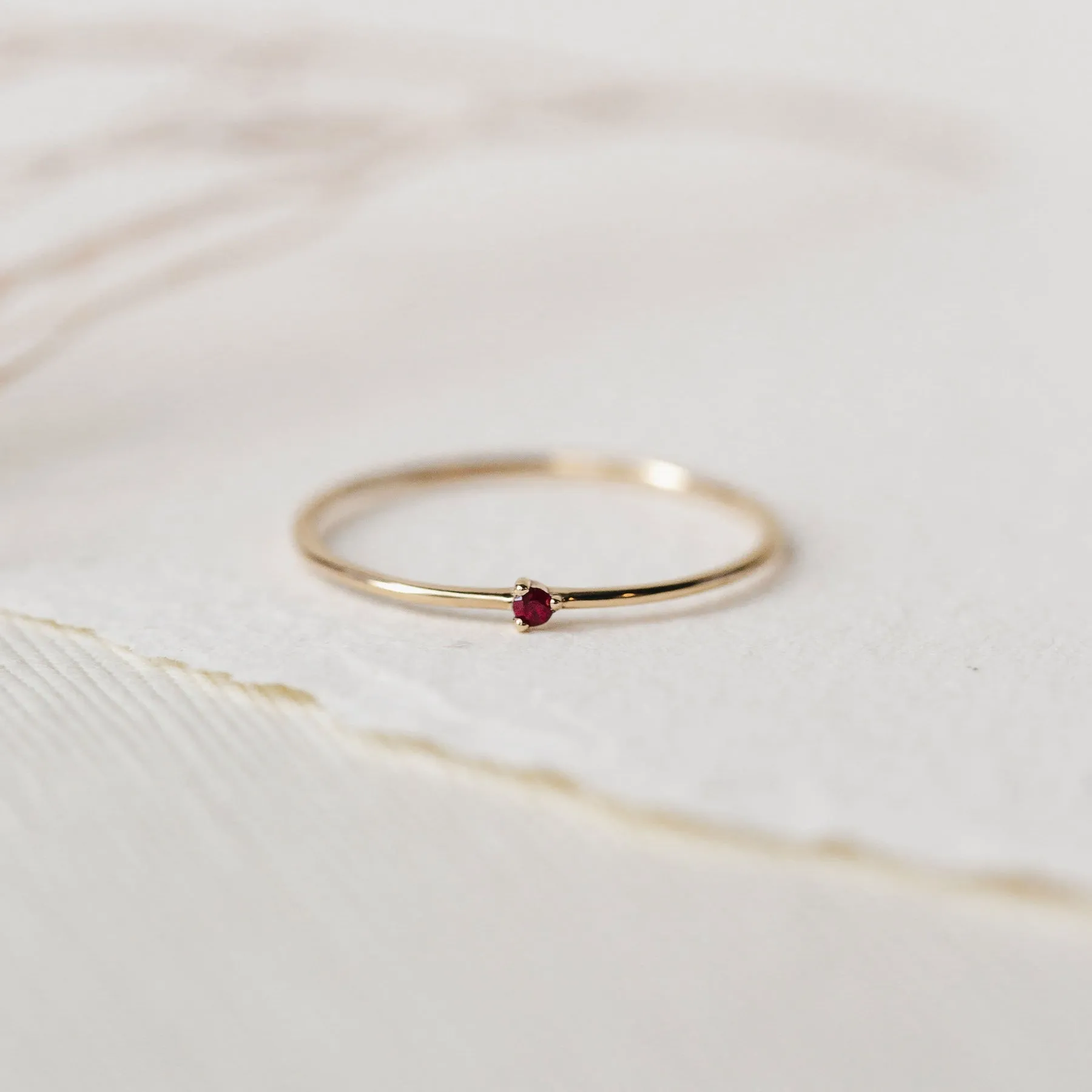 Serendipity Ruby Ring (14K Gold   Ruby)