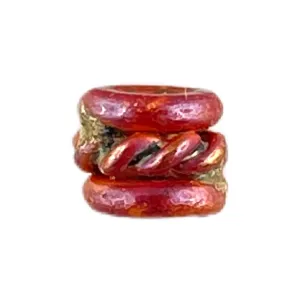 Small and Mighty Copper Tube Bead w/3mm Hole