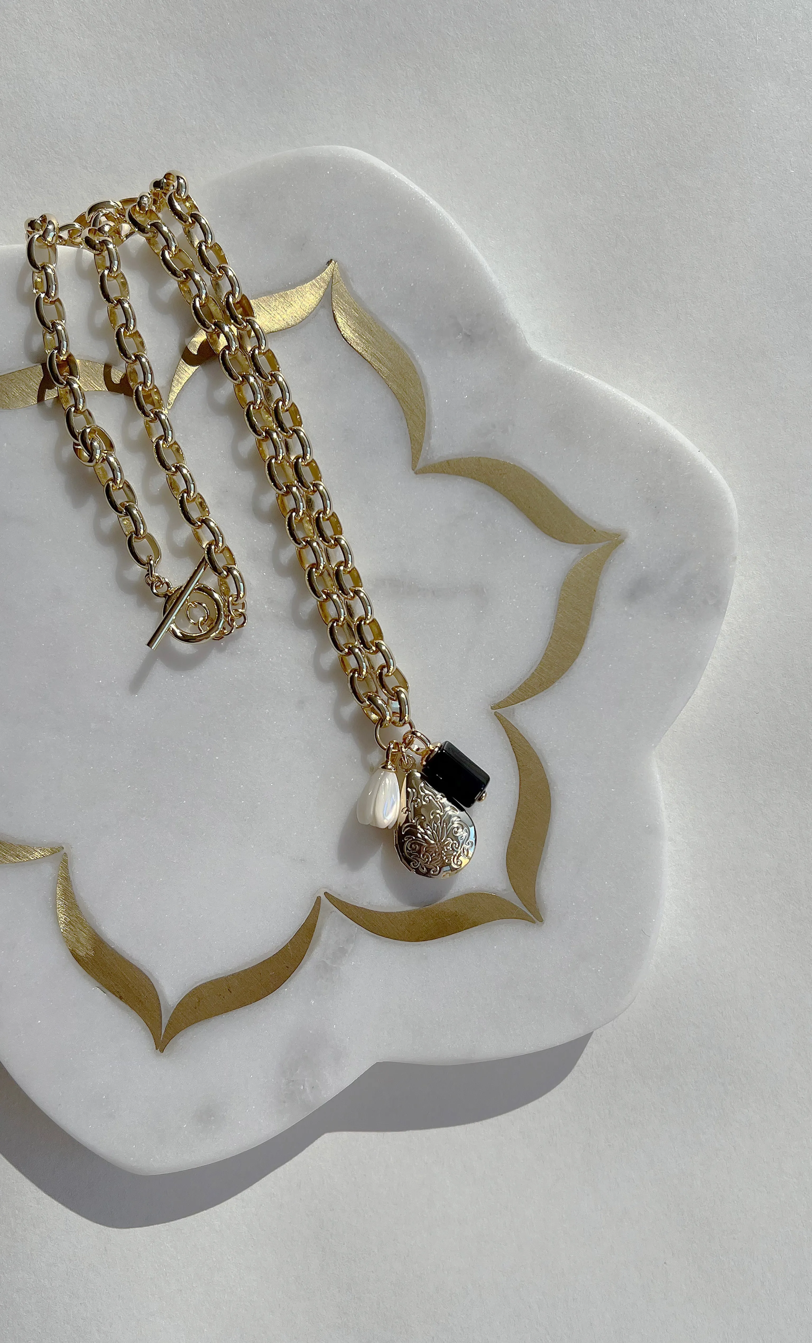 The Tunik Locket Charm Necklace