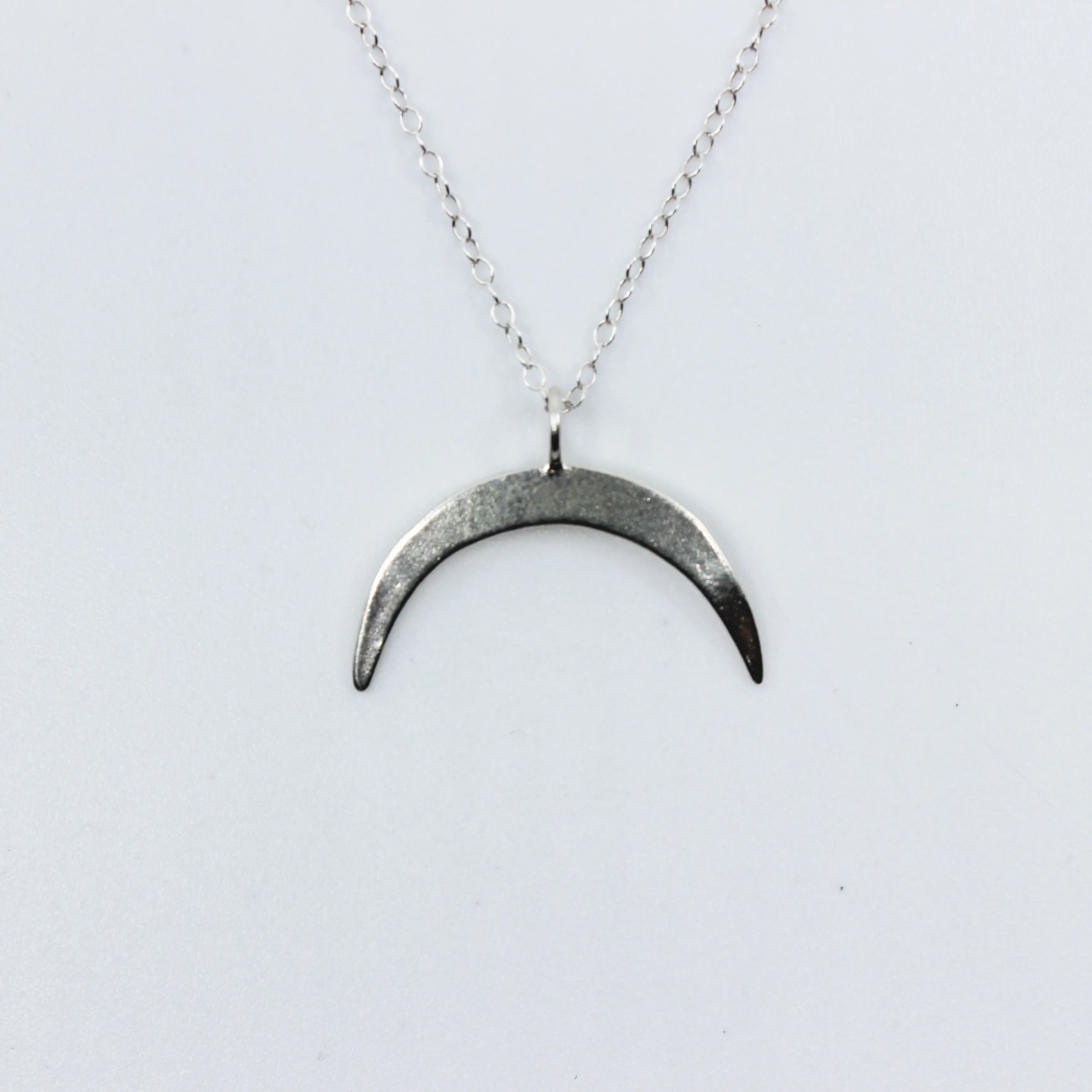 Tide Me Over // Half Crescent Necklace, 14k Gold Fill Moon, A Modern Bohemian // BH-N016