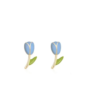 Tulip Stud Earrings